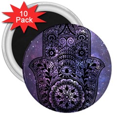 Hamsa Hand 3  Magnets (10 Pack)  by Bangk1t