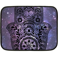 Hamsa Hand Fleece Blanket (mini) by Bangk1t