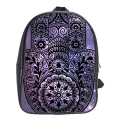 Hamsa Hand School Bag (xl) by Bangk1t