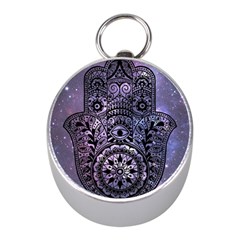 Hamsa Hand Mini Silver Compasses by Bangk1t