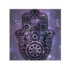 Hamsa Hand Square Satin Scarf (30  X 30 ) by Bangk1t