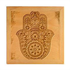 Hamsa Hand Wood Photo Frame Cube by Bangk1t