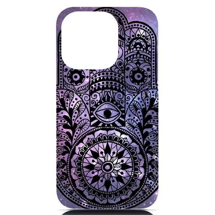 Hamsa Hand iPhone 14 Pro Black UV Print Case