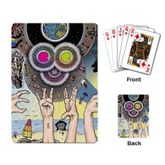 Vintage Trippy Aesthetic Psychedelic 70s Aesthetic Playing Cards Single Design (Rectangle)