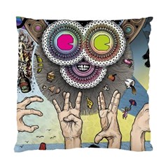 Vintage Trippy Aesthetic Psychedelic 70s Aesthetic Standard Cushion Case (One Side)