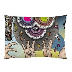 Vintage Trippy Aesthetic Psychedelic 70s Aesthetic Pillow Case