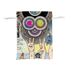 Vintage Trippy Aesthetic Psychedelic 70s Aesthetic Lightweight Drawstring Pouch (s) by Bangk1t