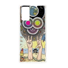 Vintage Trippy Aesthetic Psychedelic 70s Aesthetic Samsung Galaxy Note 20 Tpu Uv Case by Bangk1t