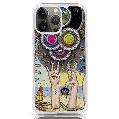 Vintage Trippy Aesthetic Psychedelic 70s Aesthetic iPhone 13 Pro Max TPU UV Print Case