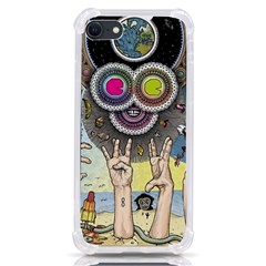 Vintage Trippy Aesthetic Psychedelic 70s Aesthetic iPhone SE