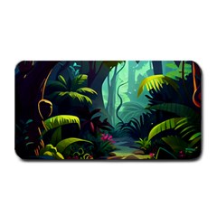 Rainforest Jungle Cartoon Animation Background Medium Bar Mat by Ndabl3x