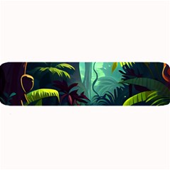 Rainforest Jungle Cartoon Animation Background Large Bar Mat by Ndabl3x