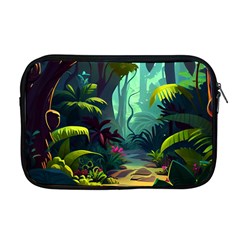 Rainforest Jungle Cartoon Animation Background Apple Macbook Pro 17  Zipper Case by Ndabl3x