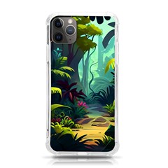 Rainforest Jungle Cartoon Animation Background Iphone 11 Pro Max 6 5 Inch Tpu Uv Print Case by Ndabl3x