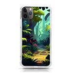 Rainforest Jungle Cartoon Animation Background iPhone 11 Pro Max 6.5 Inch TPU UV Print Case Front