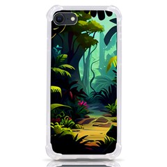 Rainforest Jungle Cartoon Animation Background Iphone Se