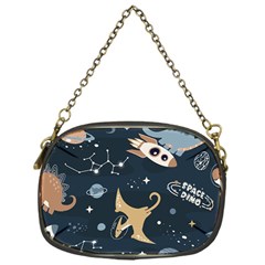 Space Theme Art Pattern Design Wallpaper Chain Purse (one Side) by Ndabl3x