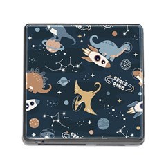 Space Theme Art Pattern Design Wallpaper Memory Card Reader (square 5 Slot) by Ndabl3x