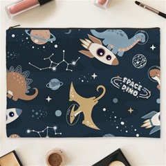 Space Theme Art Pattern Design Wallpaper Cosmetic Bag (xxxl) by Ndabl3x