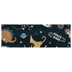 Space Theme Art Pattern Design Wallpaper Banner And Sign 9  X 3  by Ndabl3x