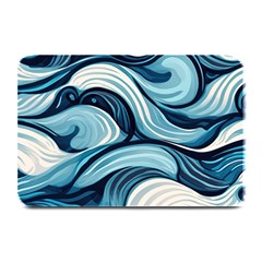 Pattern Ocean Waves Arctic Ocean Blue Nature Sea Plate Mats by Ndabl3x