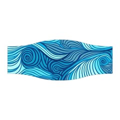 Ocean Waves Sea Abstract Pattern Water Blue Stretchable Headband by Ndabl3x