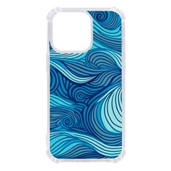 Ocean Waves Sea Abstract Pattern Water Blue Iphone 13 Pro Tpu Uv Print Case by Ndabl3x