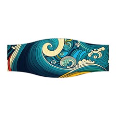 Waves Wave Ocean Sea Abstract Whimsical Abstract Art Stretchable Headband by Ndabl3x