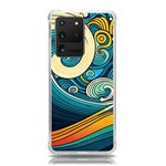 Waves Wave Ocean Sea Abstract Whimsical Abstract Art Samsung Galaxy S20 Ultra 6.9 Inch TPU UV Case Front