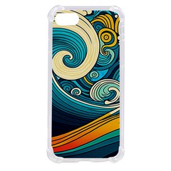 Waves Wave Ocean Sea Abstract Whimsical Abstract Art Iphone Se by Ndabl3x