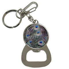 Peacock Feathers Peacock Bird Feathers Bottle Opener Key Chain by Ndabl3x