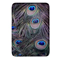 Peacock Feathers Peacock Bird Feathers Rectangular Glass Fridge Magnet (4 Pack) by Ndabl3x