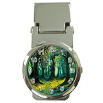 Ai Generated Trees Forest Mystical Forest Nature Art Money Clip Watches Front