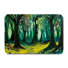 Ai Generated Trees Forest Mystical Forest Nature Art Plate Mats by Ndabl3x