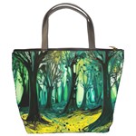 Ai Generated Trees Forest Mystical Forest Nature Art Bucket Bag Back