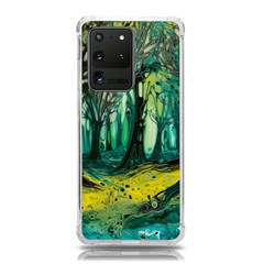 Ai Generated Trees Forest Mystical Forest Nature Art Samsung Galaxy S20 Ultra 6 9 Inch Tpu Uv Case by Ndabl3x