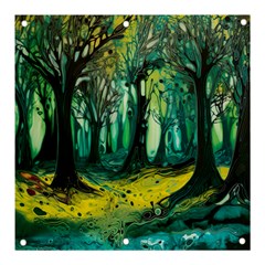 Ai Generated Trees Forest Mystical Forest Nature Art Banner And Sign 3  X 3 