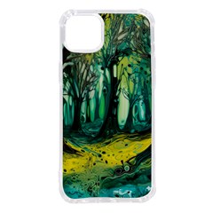 Ai Generated Trees Forest Mystical Forest Nature Art Iphone 14 Plus Tpu Uv Print Case by Ndabl3x