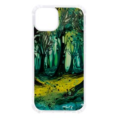 Ai Generated Trees Forest Mystical Forest Nature Art Iphone 13 Tpu Uv Print Case by Ndabl3x