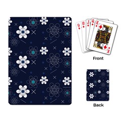 Flowers Pattern Pattern Flower Texture Playing Cards Single Design (rectangle) by Ndabl3x