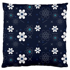 Flowers Pattern Pattern Flower Texture Standard Premium Plush Fleece Cushion Case (one Side) by Ndabl3x