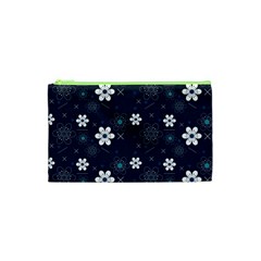 Flowers Pattern Pattern Flower Texture Cosmetic Bag (xs)