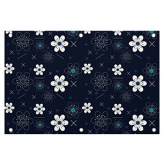 Flowers Pattern Pattern Flower Texture Banner And Sign 6  X 4  by Ndabl3x