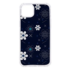 Flowers Pattern Pattern Flower Texture Iphone 14 Plus Tpu Uv Print Case by Ndabl3x