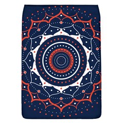 Mandala Orange Navy Removable Flap Cover (l) by Ndabl3x