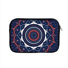 Mandala Orange Navy Apple Macbook Pro 15  Zipper Case by Ndabl3x