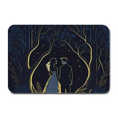 Love Romantic Couple In Love Plate Mats by Ndabl3x