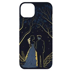 Love Romantic Couple In Love Iphone 14 Plus Black Uv Print Case by Ndabl3x