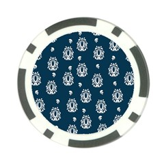 Pattern Baroque Art Drawing Poker Chip Card Guard (10 Pack) by Ndabl3x