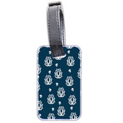 Pattern Baroque Art Drawing Luggage Tag (two Sides) by Ndabl3x